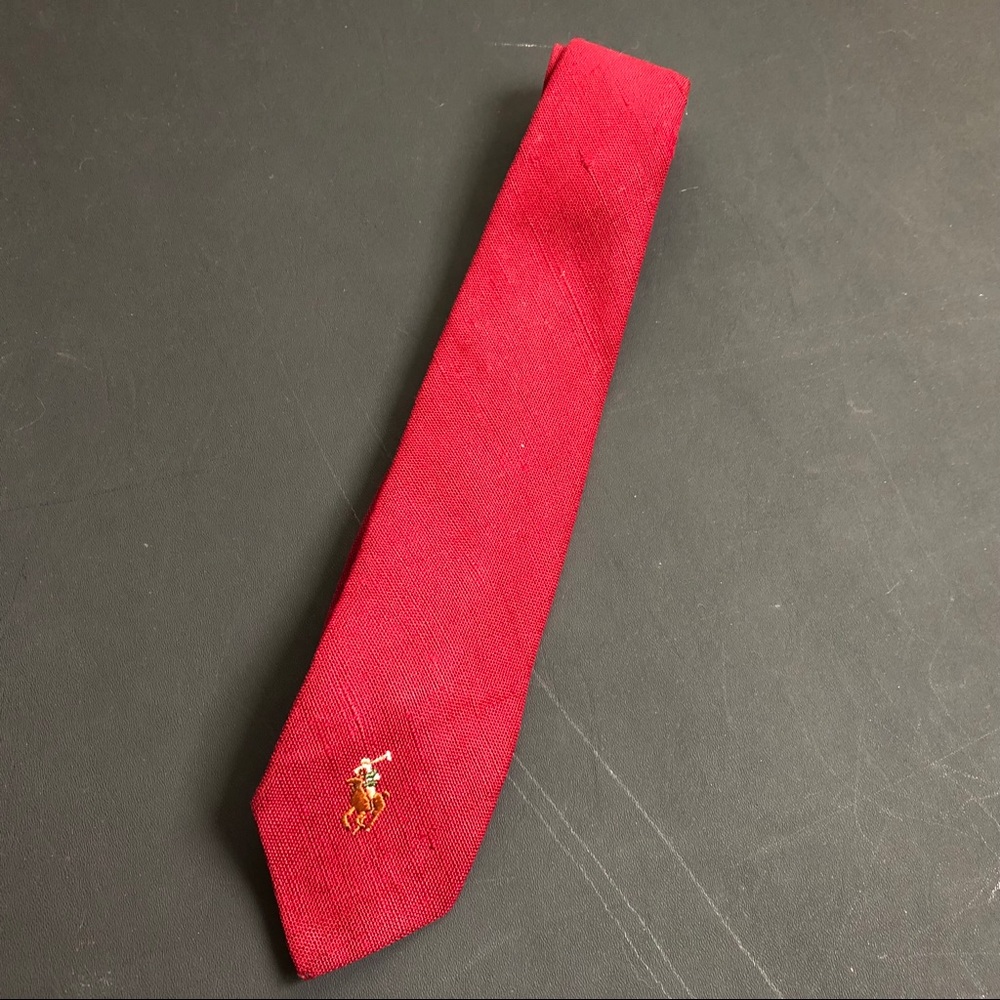 Vintage Polo Ralph Lauren Embroidered Pony Tie